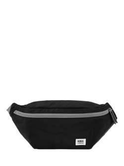 ROKA London Jubilee Recycled Nylon Hip Bag, 3.2L, Black