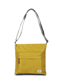 ROKA London Kennington Recycled Nylon Crossbody Bag, Corn
