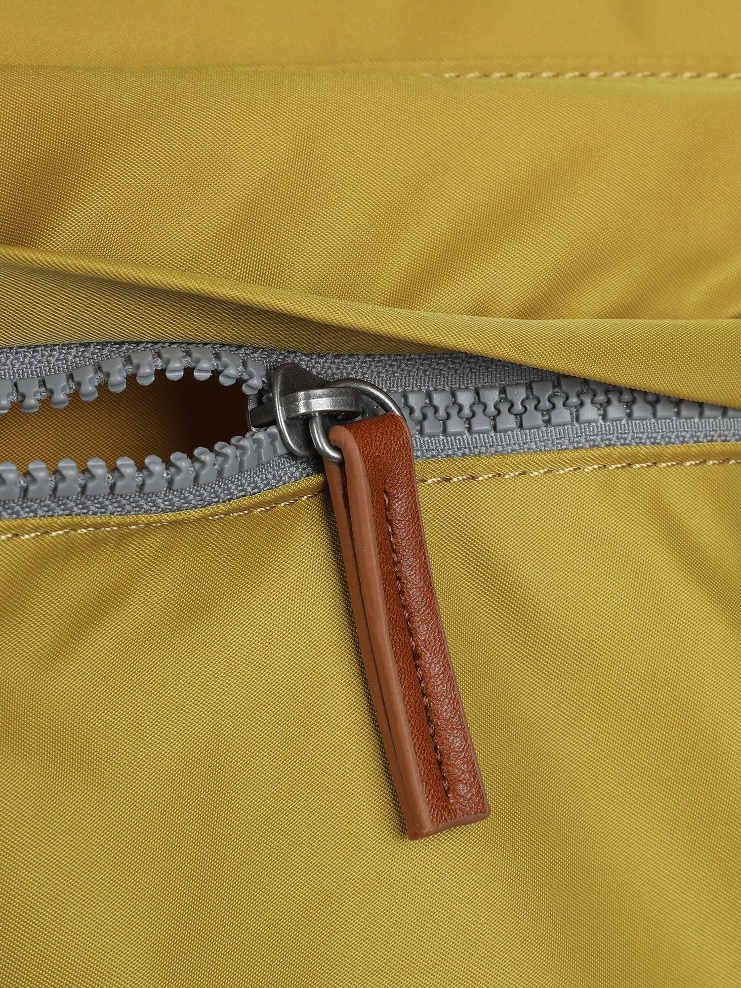 Product image 6 of 6, which shows ROKA London Kennington Recycled Nylon Crossbody Bag, Corn
