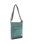 ROKA London Kennington Recycled Nylon Crossbody Bag, Sage