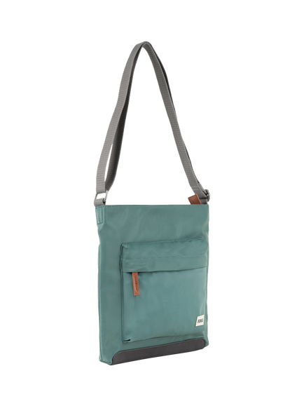 ROKA London Kennington Recycled Nylon Crossbody Bag - view 2, Sage