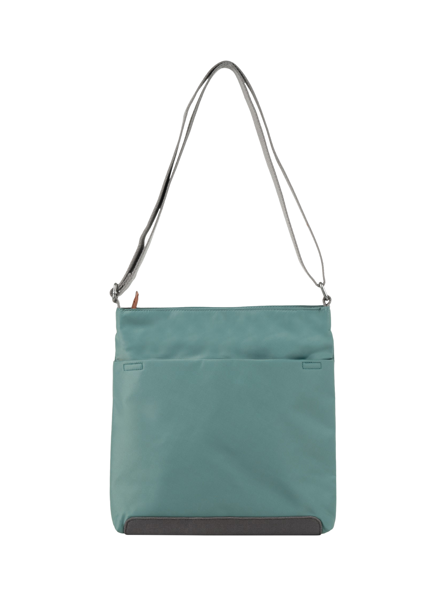 Product image 3 of 6, which shows ROKA London Kennington Recycled Nylon Crossbody Bag, Sage