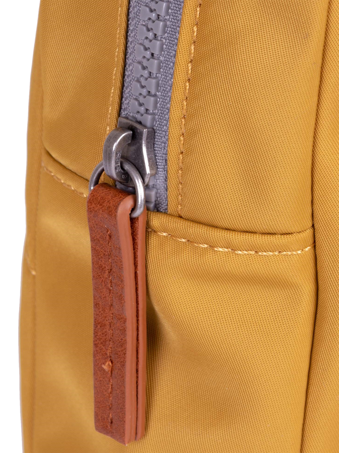 Product image 6 of 7, which shows ROKA London Willesden Recycled Nylon Sling Crossbody Bag, 4.5L, Corn