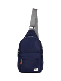 ROKA London Willesden Recycled Nylon Sling Crossbody Bag, 4.5L, Midnight