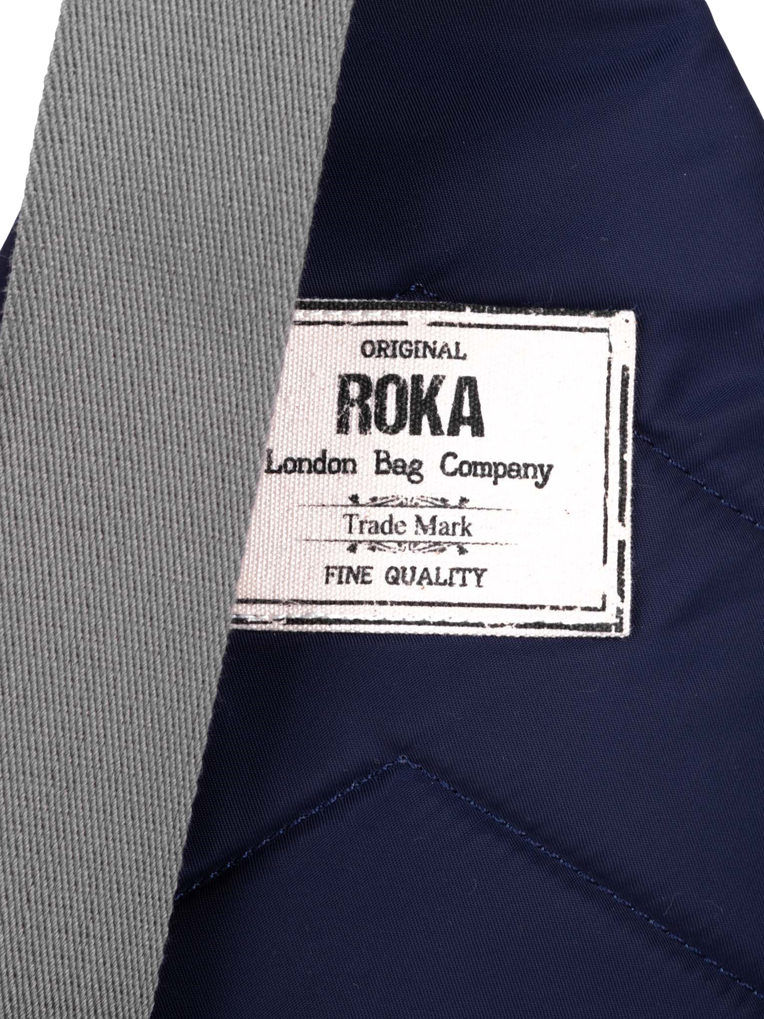 Product image 7 of 7, which shows ROKA London Willesden Recycled Nylon Sling Crossbody Bag, 4.5L, Midnight