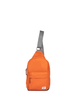 ROKA London Willesden Recycled Nylon Sling Crossbody Bag, 4.5L, Burnt Orange