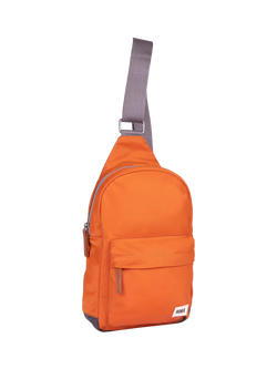 ROKA London Willesden Recycled Nylon Sling Crossbody Bag, 4.5L - view 2, Burnt Orange