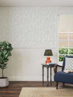 John Lewis Ayla Trellis Wallpaper, Dark Night Sky