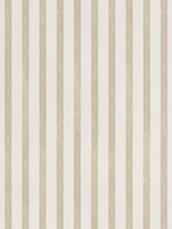 John Lewis Conwy Stripe Wallpaper - view 2, Putty