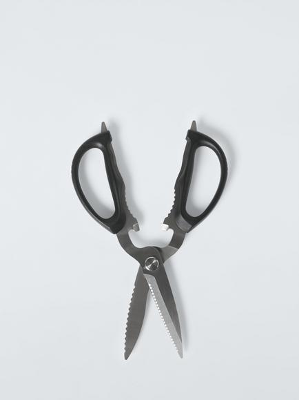 John Lewis Multi-Purpose Kitchen Scissors - view 2, Black