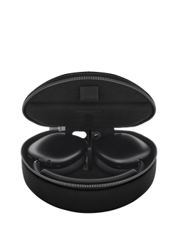 WOOLNUT Leather Case for Airpods Max, Black, Black