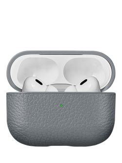 WOOLNUT Leather Case for Airpods Pro (2nd generation), Grey