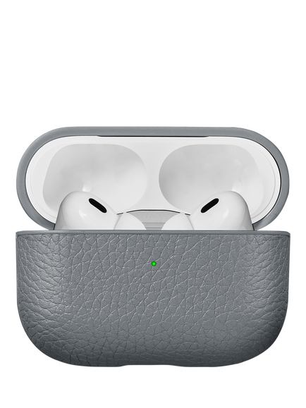 WOOLNUT Leather Case for Airpods Pro (2nd generation), Grey