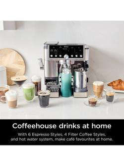 Ninja Luxe Cafe Pro Series Coffee Machine, Stainless Steel - view 2, Stainless Steel