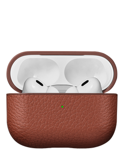 WOOLNUT Leather Case for Airpods Pro (2nd generation), Cognac