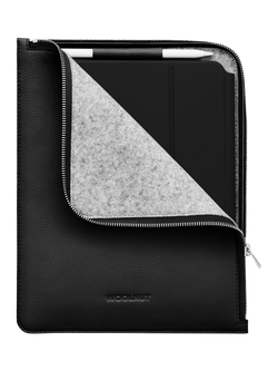 WOOLNUT Leather Folio for 11" iPad Air & iPad Pro, Black