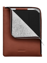 WOOLNUT Leather Folio for 11" iPad Air & iPad Pro, Cognac