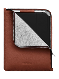 WOOLNUT Leather Folio for 11" iPad Air & iPad Pro, Cognac