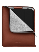 WOOLNUT Leather Folio for 13" iPad Air & iPad Pro, Cognac