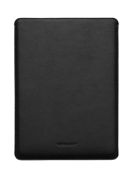 WOOLNUT Leather Sleeve for 13" MacBook Air & MacBook Pro - view 2, Black
