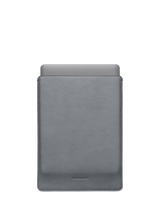 WOOLNUT Leather Sleeve for 13" MacBook Air & MacBook Pro, Grey