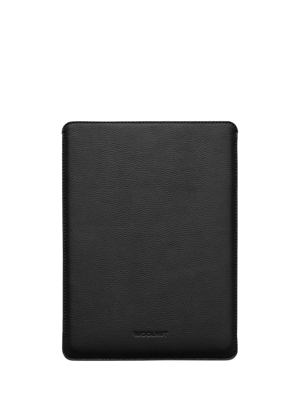 WOOLNUT Leather Sleeve for 14" MacBook Pro - view 2, Black