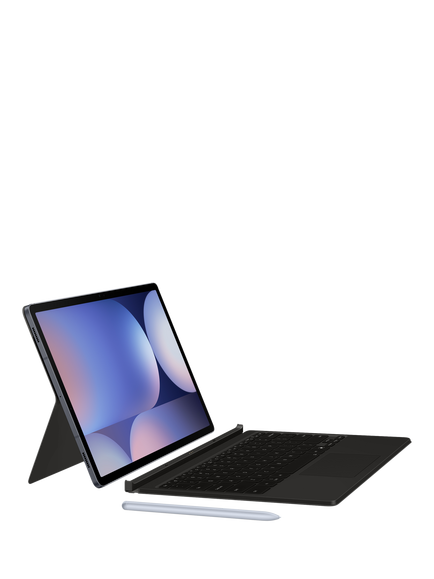 Samsung AI Book Cover Keyboard with Trackpad for Galaxy Tab S10+, Black, Black