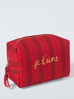 John Lewis Archive Je T'Aime Wash Bag, Multi, Multi