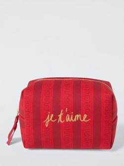 John Lewis Archive Je T'Aime Wash Bag, Multi - view 2, Multi