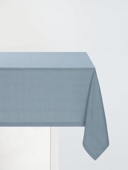 John Lewis Rectangular Cotton Linen Blend Tablecloth, 250 x 160cm, Slate