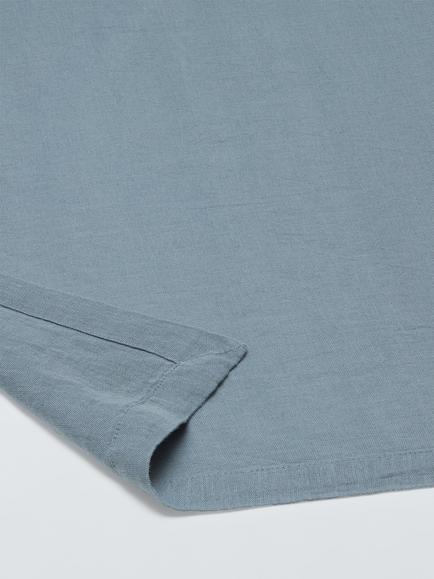 John Lewis Rectangular Cotton Linen Blend Tablecloth, 250 x 160cm - view 2, Slate