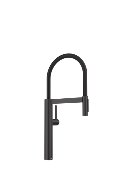 BLANCO Culina-S II Pull-Out Swivel Spout Single Lever Kitchen Tap, Matt Black