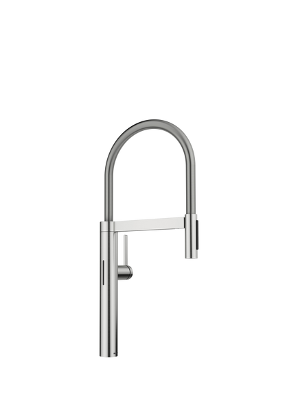 BLANCO Culina-S II Sensor Pull-Out Swivel Spout Single Lever Kitchen Tap, Pvd Steel, Pvd Steel