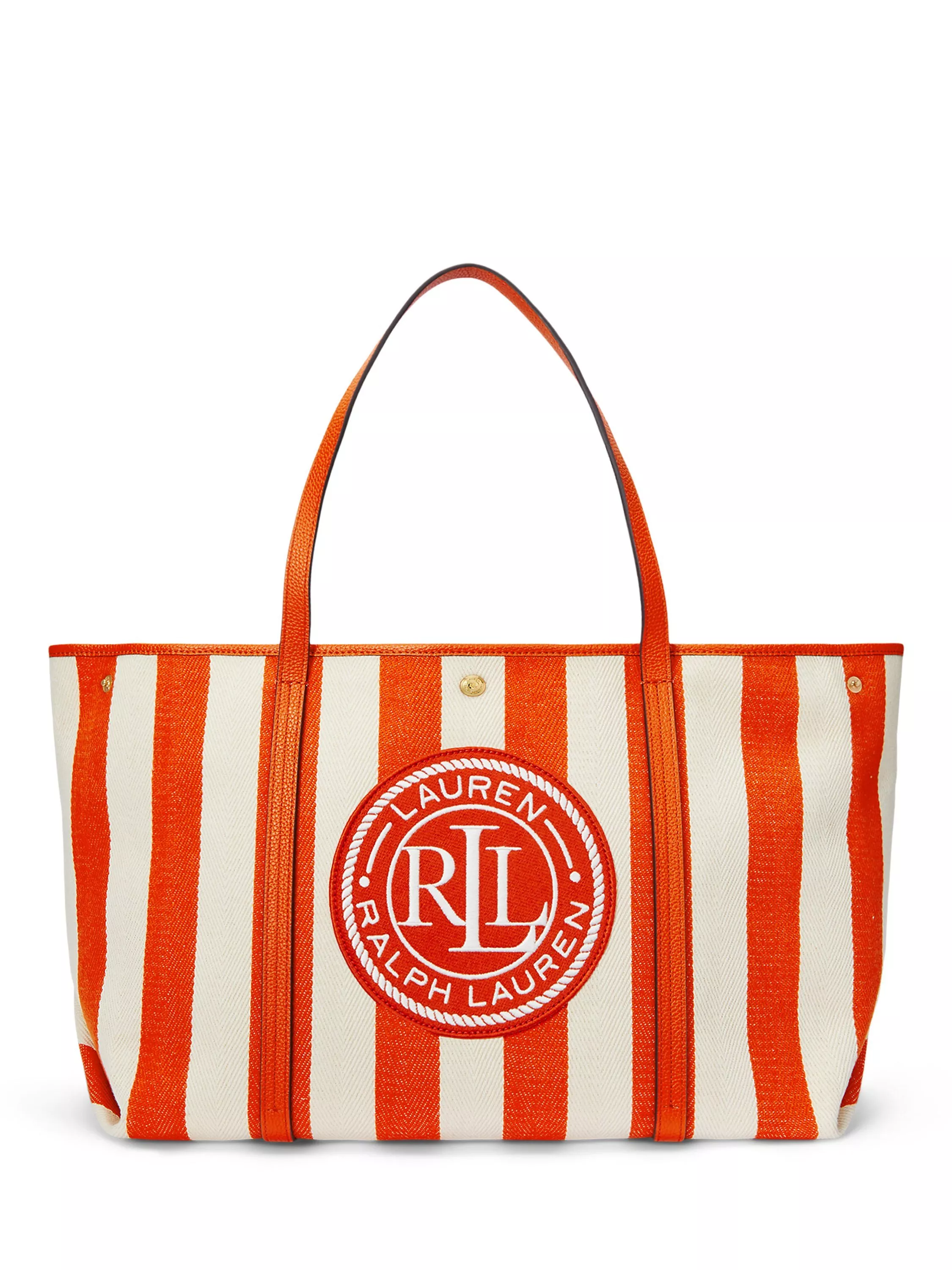 Lauren Ralph Lauren Emerie XL Stripe Tote Bag
