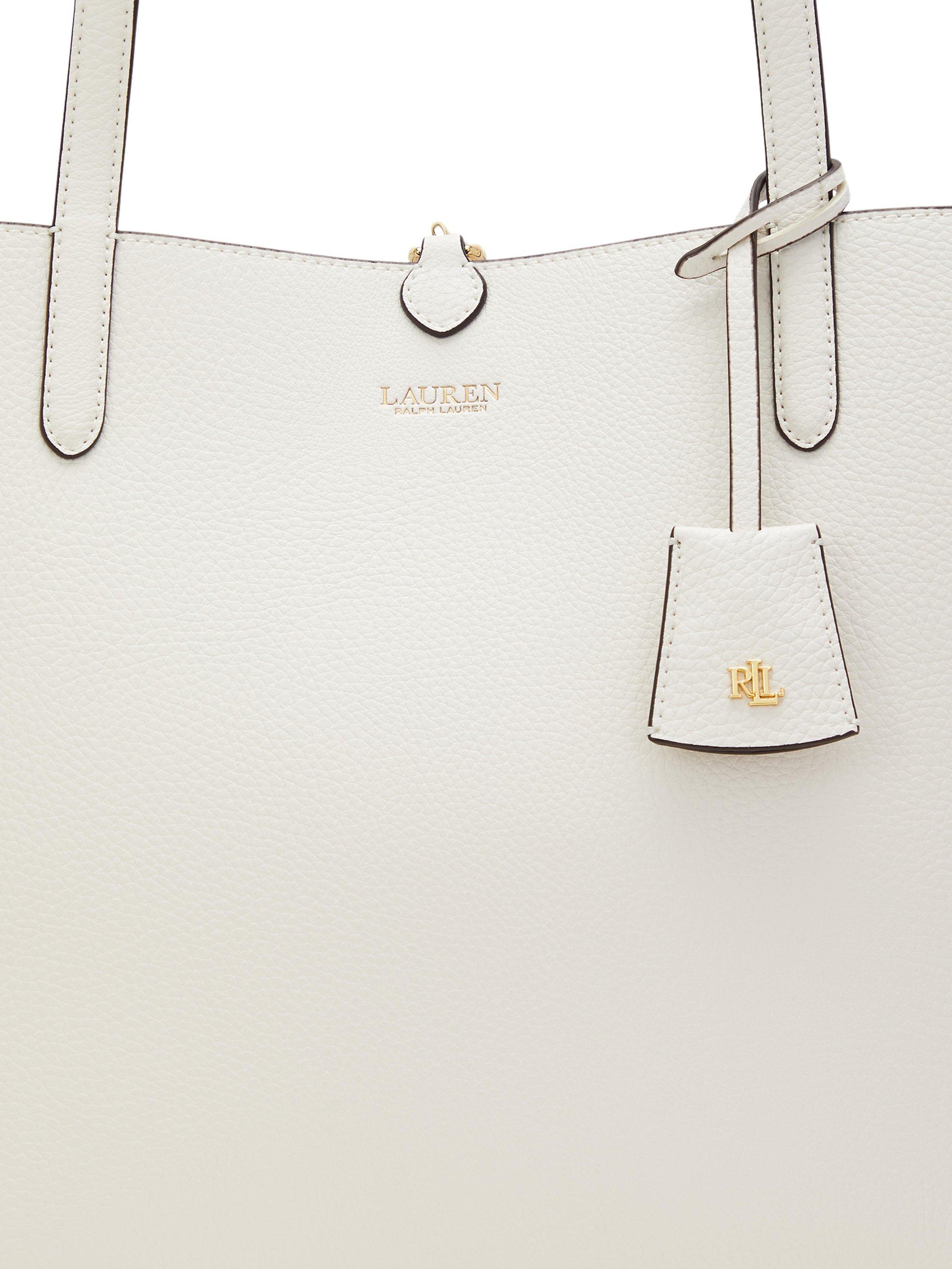 Product image 6 of 8, which shows Lauren Ralph Lauren Reversible Tote Bag, Soft White