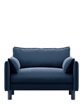 Cozmo Cozy 1.5 Snuggler, Blue Velvet Blue Piping