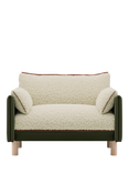 Cozmo Cozy 1.5 Snuggler, Dark Green Velvet Cream