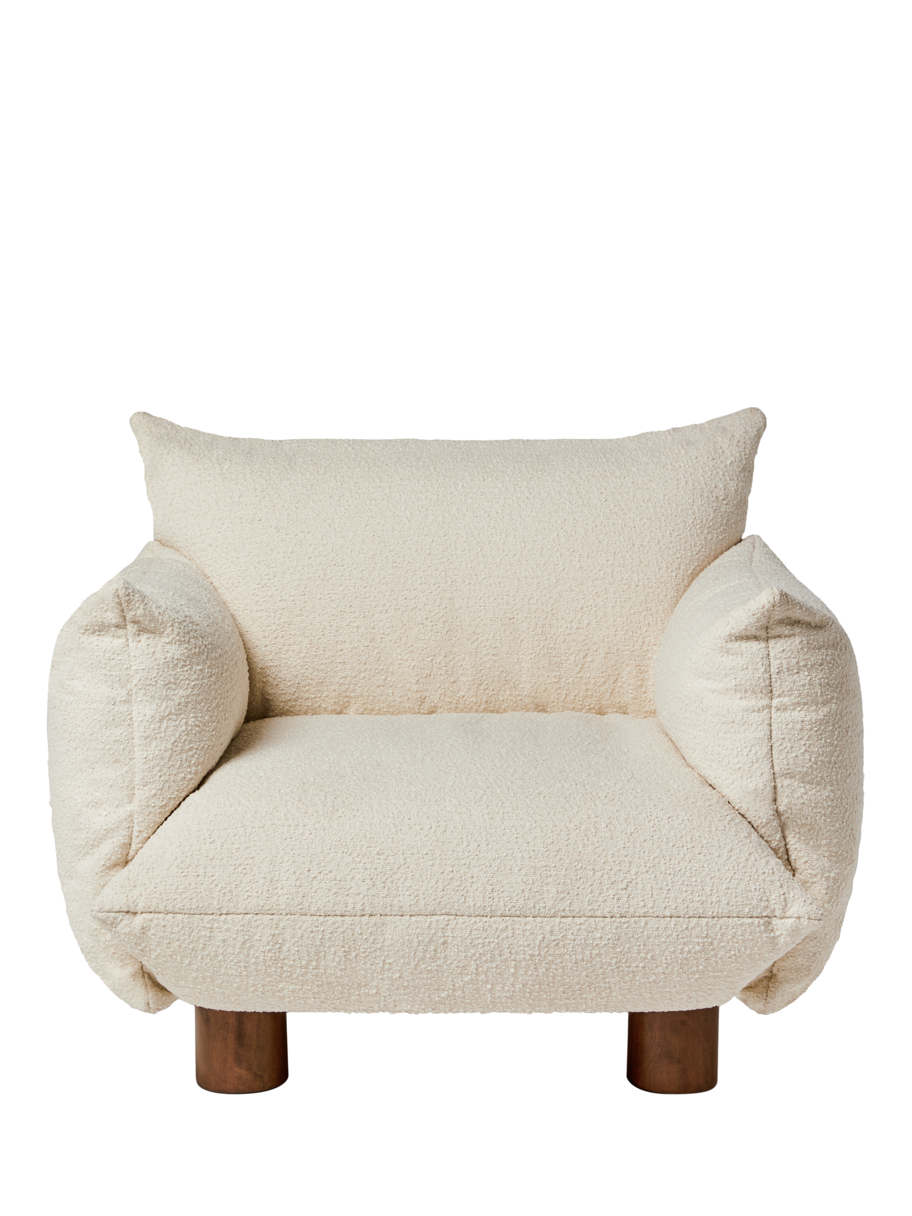 Jude Range, MADE Jude Armchair, Ivory Boucle