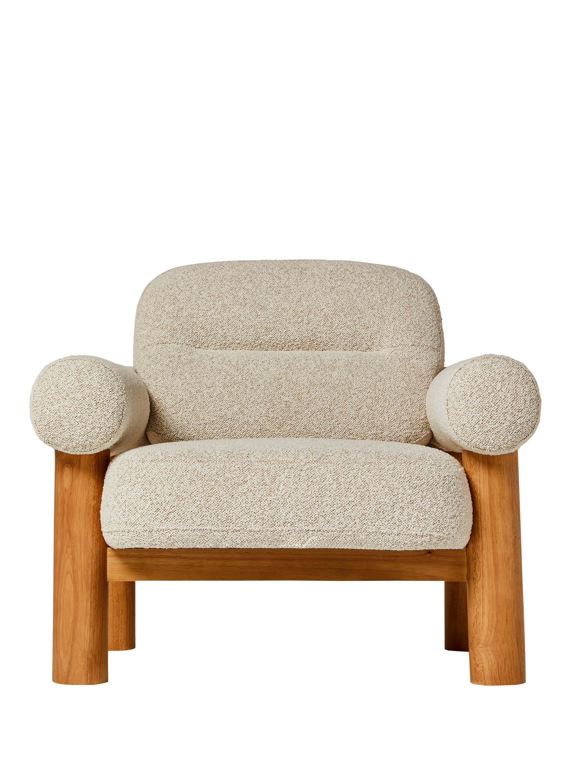 Maxton Range, MADE Maxton Armchair, Off White Boucle