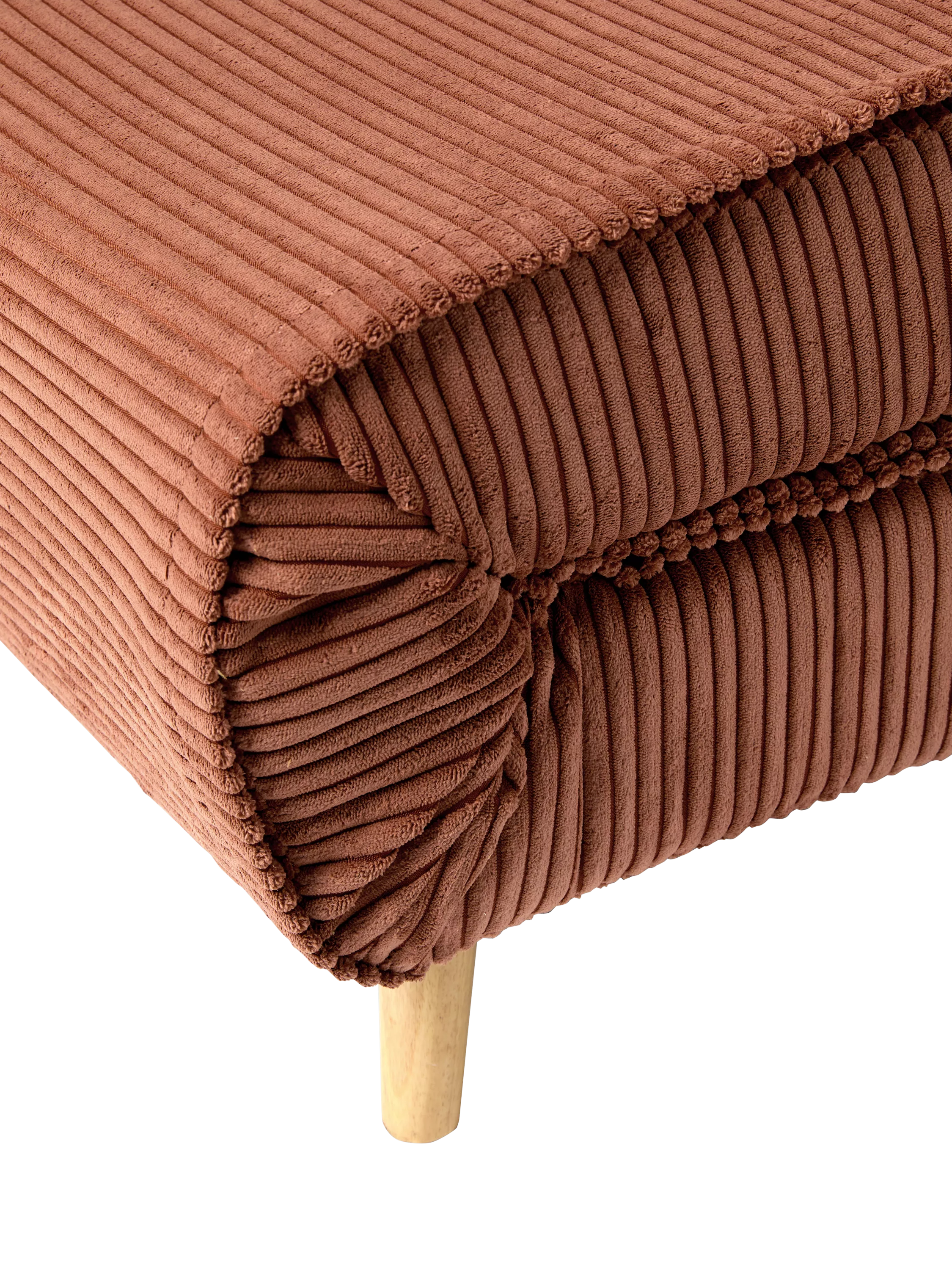 MADE Haru Small Sofa Bed, Orange