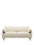 Cozmo Cozy 2 Seater Sofa, Ecru Boucle Natural Piping