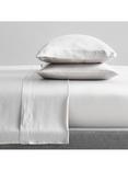 west elm Tencel Fitted Sheet, Super King, White