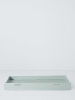 John Lewis Elementary Cotbed Drawer - view 2, Misty Green