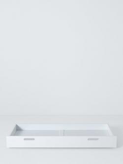 John Lewis Elementary Cotbed Drawer - view 2, White