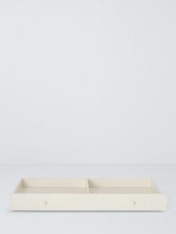 John Lewis Kids' Avery Cotbed Drawer - view 2, Cream/Natural