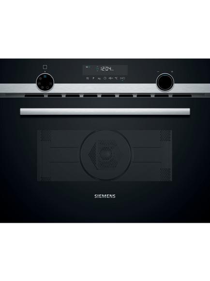 Siemens iQ500 CM585AGS1B Built In Combination Microwave with Grill, Stainless Steel, Stainless Steel