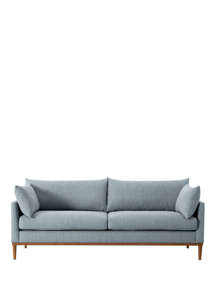 Swyft Model X01 Large 3 Seater Sofa, Linen Seaglass