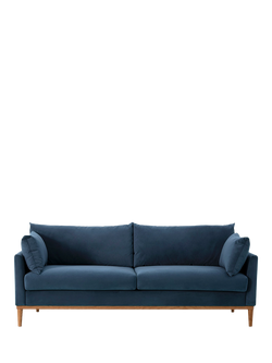Swyft Model X01 Large 3 Seater Sofa, Velvet Teal