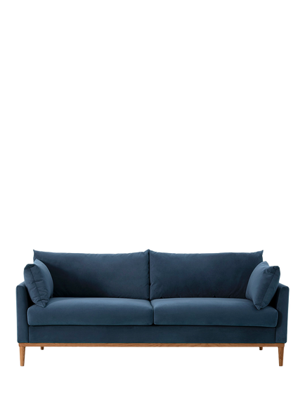Swyft Model X01 Large 3 Seater Sofa, Velvet Teal