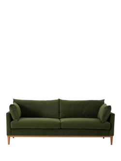 Swyft Model X01 Large 3 Seater Sofa, Velvet Vine